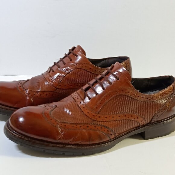 STEVE MADDEN WINGTIP PERSEY OXFORDS - 11M - BROWN